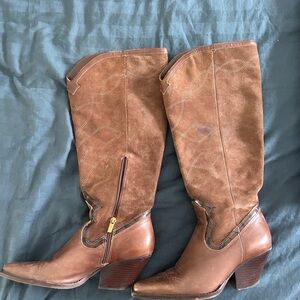 Vince Camuto Tan Heeled Boots